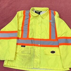 PIONEER 2XL Men's high visibility Raincoat reflective gear